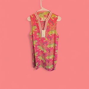 Printfresh Fuchsia and Yellow Leopard dress